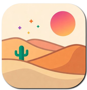 Colored Desert